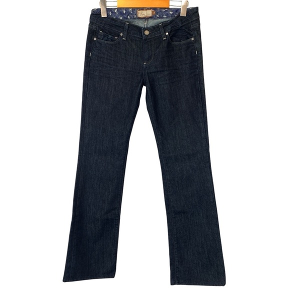 PAIGE Benedict Canyon Jeans Womens 28 Blue Dark Wash Bootcut - Picture 7 of 7